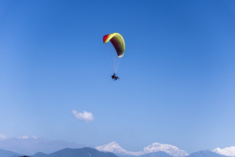 paragliding in pokhara